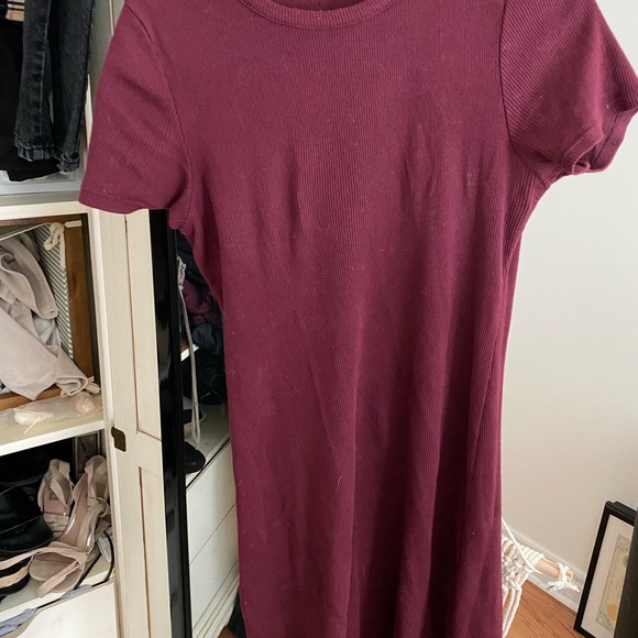 Brandy Melville ribbed tshirt dress - Picture 2 of 4